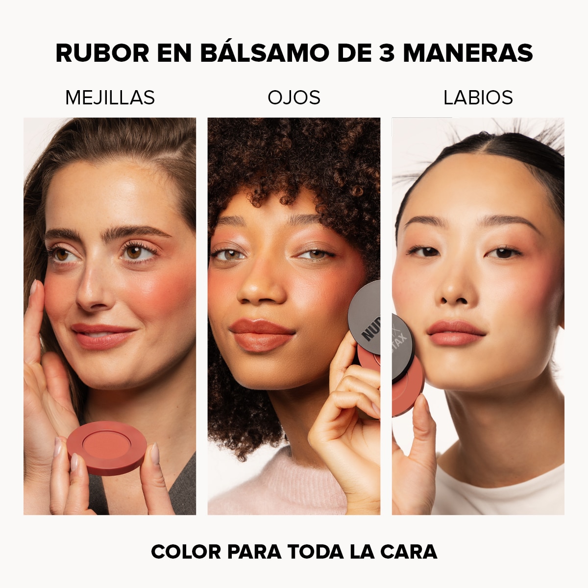 NUDESTIX STAX ALL OVER COLOR BLUSH BALM (RUBOR EN CREMA PARA ROSTRO)